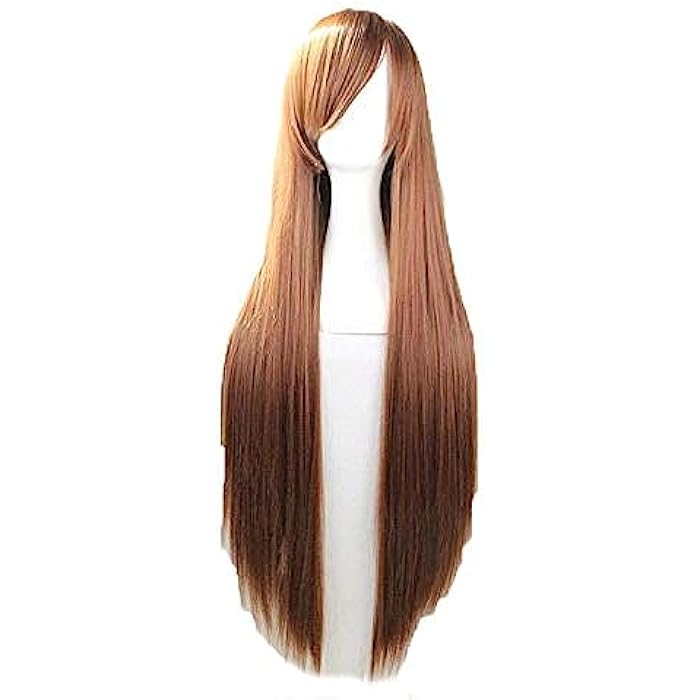 DILLARDS Brown Long Cosplay Anime Wig - Image 1